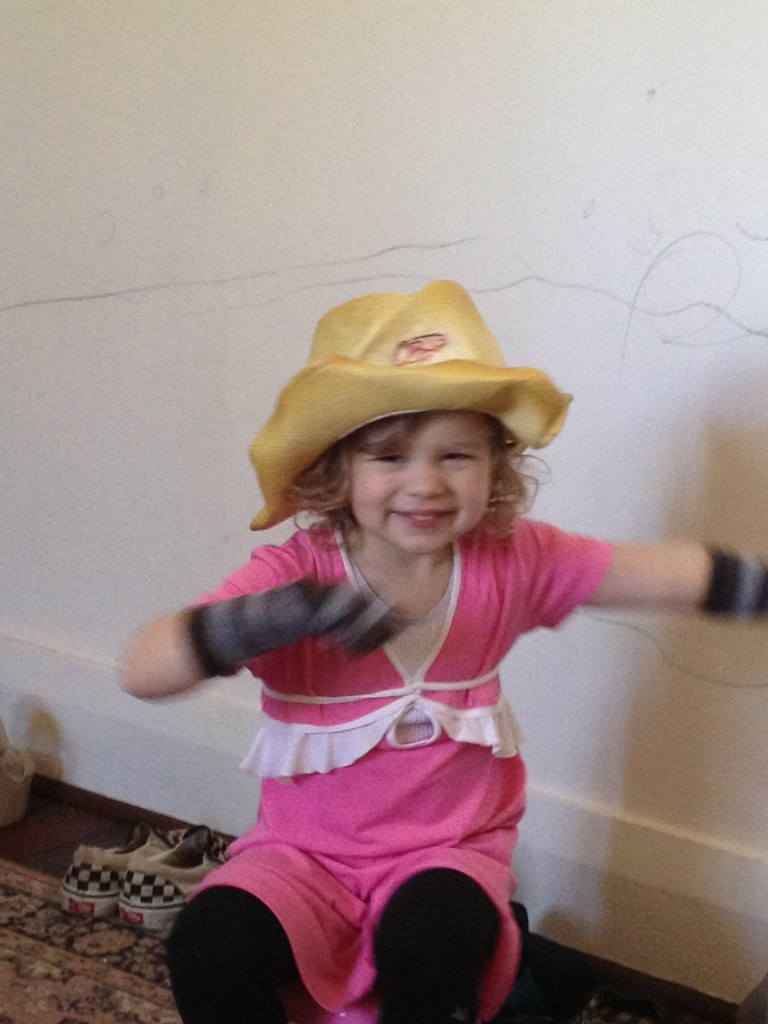 What can I say? The kid is a natural. Natural show off.