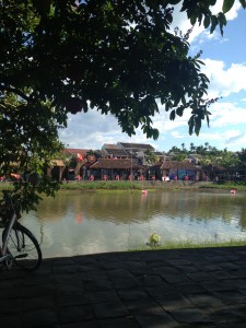 The Thu Bon River runs through Hoi An